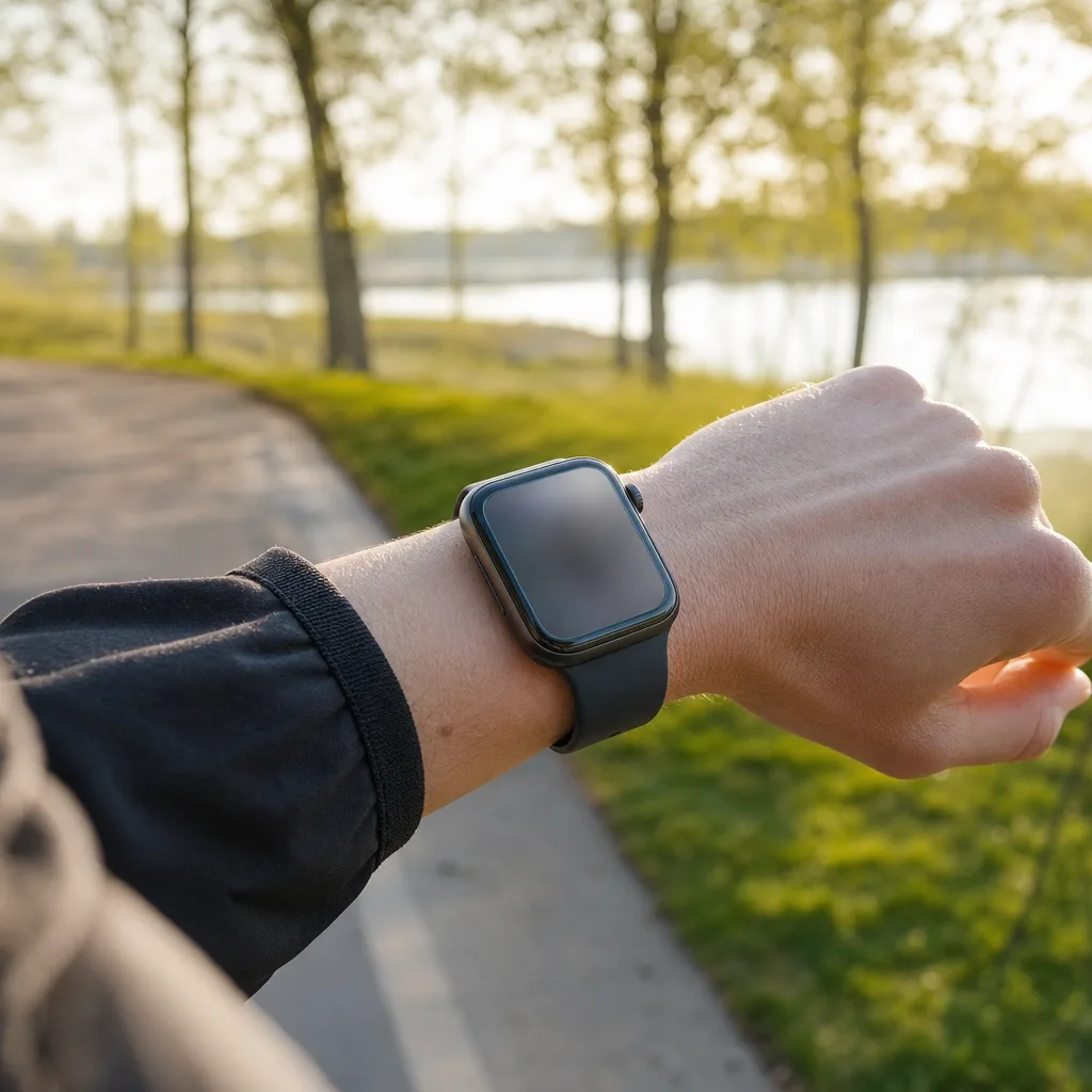 Smartklocka med eSIM på handleden