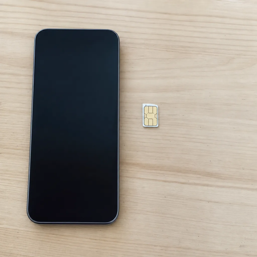 eSIM och fysiskt simkort sida vid sida